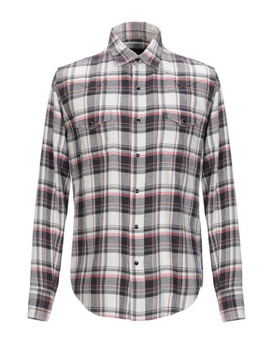 saint laurent checked shirt