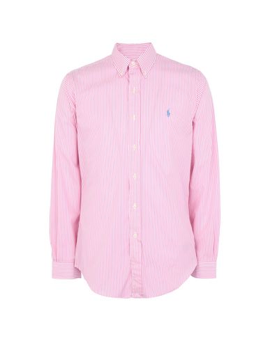 polo ralph lauren pink striped shirt