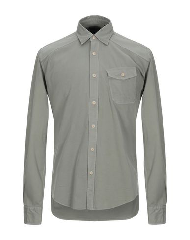 Belstaff Solid Color Shirt In Military Green