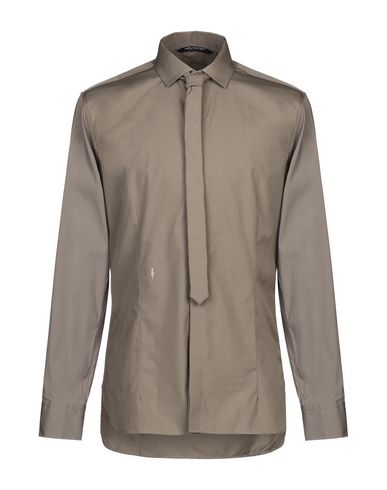 Neil Barrett Solid Color Shirt In Military Green