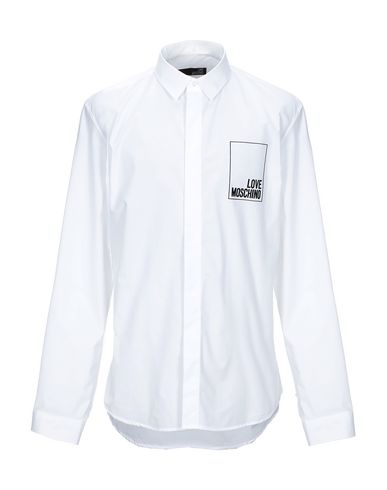 Love Moschino Solid Color Shirt In White | ModeSens