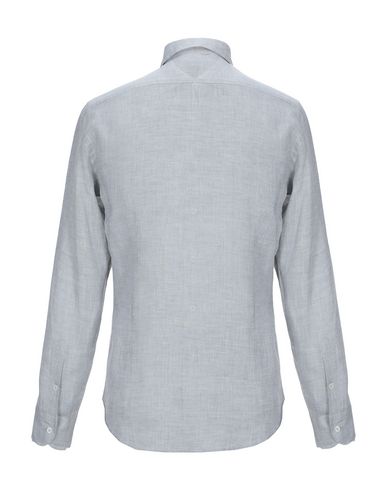 Les Copains Linen Shirt In Grey | ModeSens