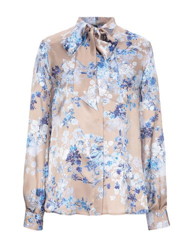 Eleventy Floral Shirts & Blouses In Light Brown | ModeSens