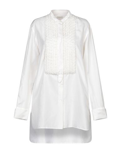 Dries Van Noten Silk Shirts & Blouses In White | ModeSens