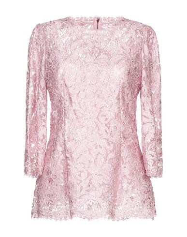Shop Dolce & Gabbana Woman Top Pink Size 6 Viscose, Nylon, Silk, Cotton, Elastane