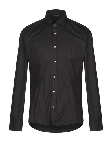 Grey Daniele Alessandrini Solid Color Shirt In Black | ModeSens