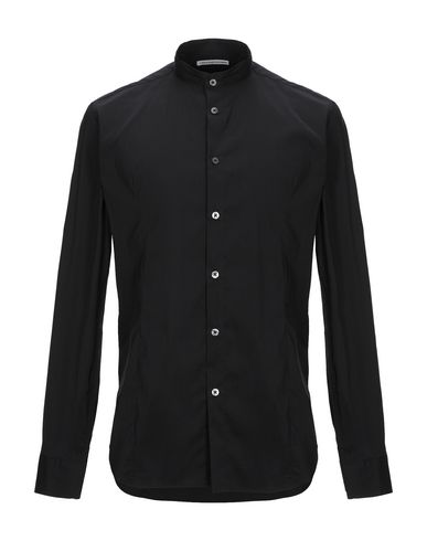 Grey Daniele Alessandrini Solid Color Shirt In Black