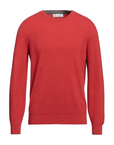 Brunello Cucinelli Cashmere Blend In Red