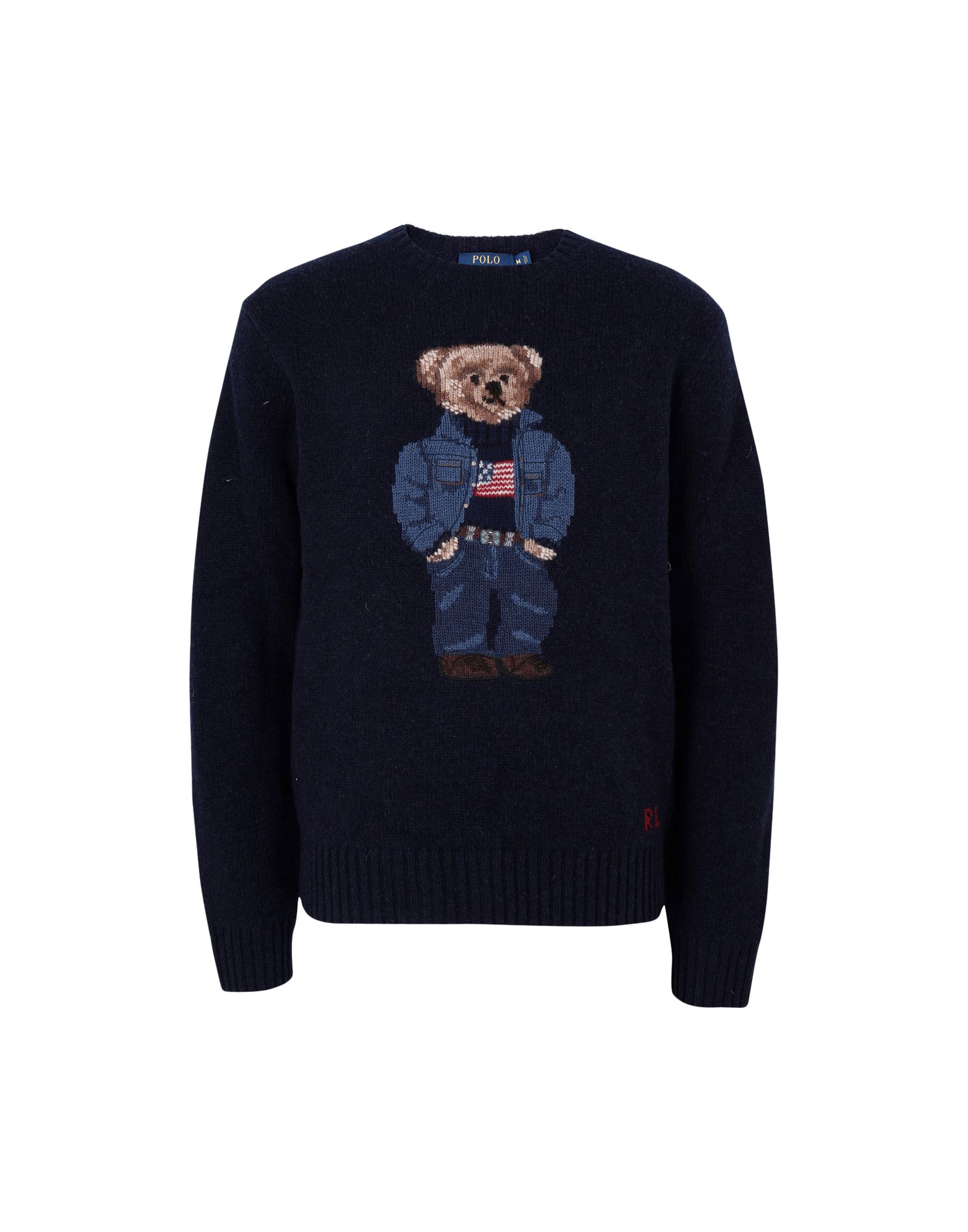 teddy bear jumper ralph lauren