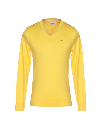 tommy jeans yellow jumper