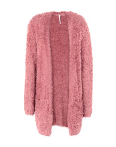 free people faux fur cardi