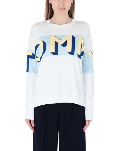 tommy hilfiger blue jumper womens