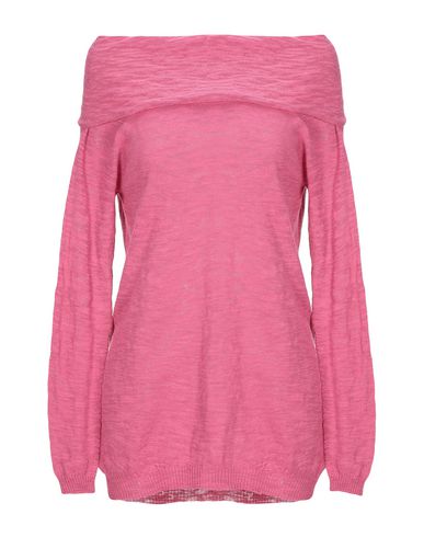 LES COPAINS LES COPAINS WOMAN SWEATER FUCHSIA SIZE L COTTON, POLYAMIDE,39972902FV 6