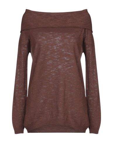 LES COPAINS LES COPAINS WOMAN SWEATER BROWN SIZE L COTTON, POLYAMIDE 39972902RF 5