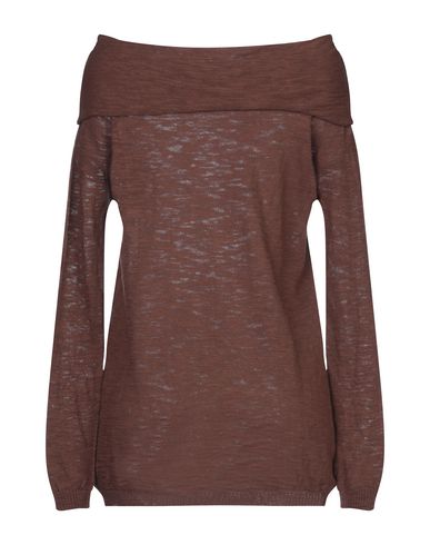 LES COPAINS LES COPAINS WOMAN SWEATER BROWN SIZE L COTTON, POLYAMIDE 39972902RF 5