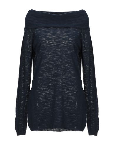 LES COPAINS LES COPAINS WOMAN SWEATER MIDNIGHT BLUE SIZE L COTTON, POLYAMIDE,39972902UL 6
