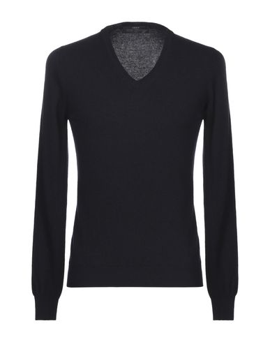 Grey Daniele Alessandrini Sweaters In Dark Blue