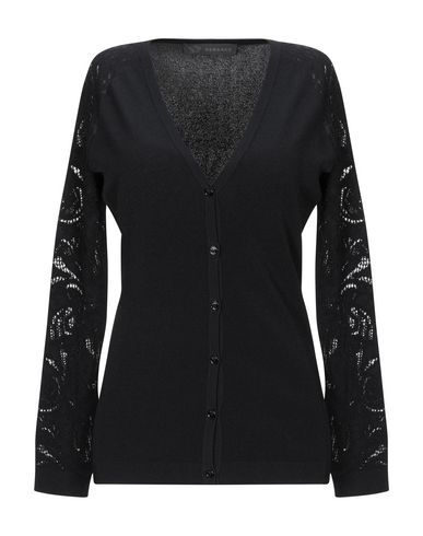 Versace Cardigan In Black