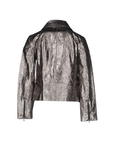 MARC BY MARC JACOBS Leather Jacket in Lead | ModeSens