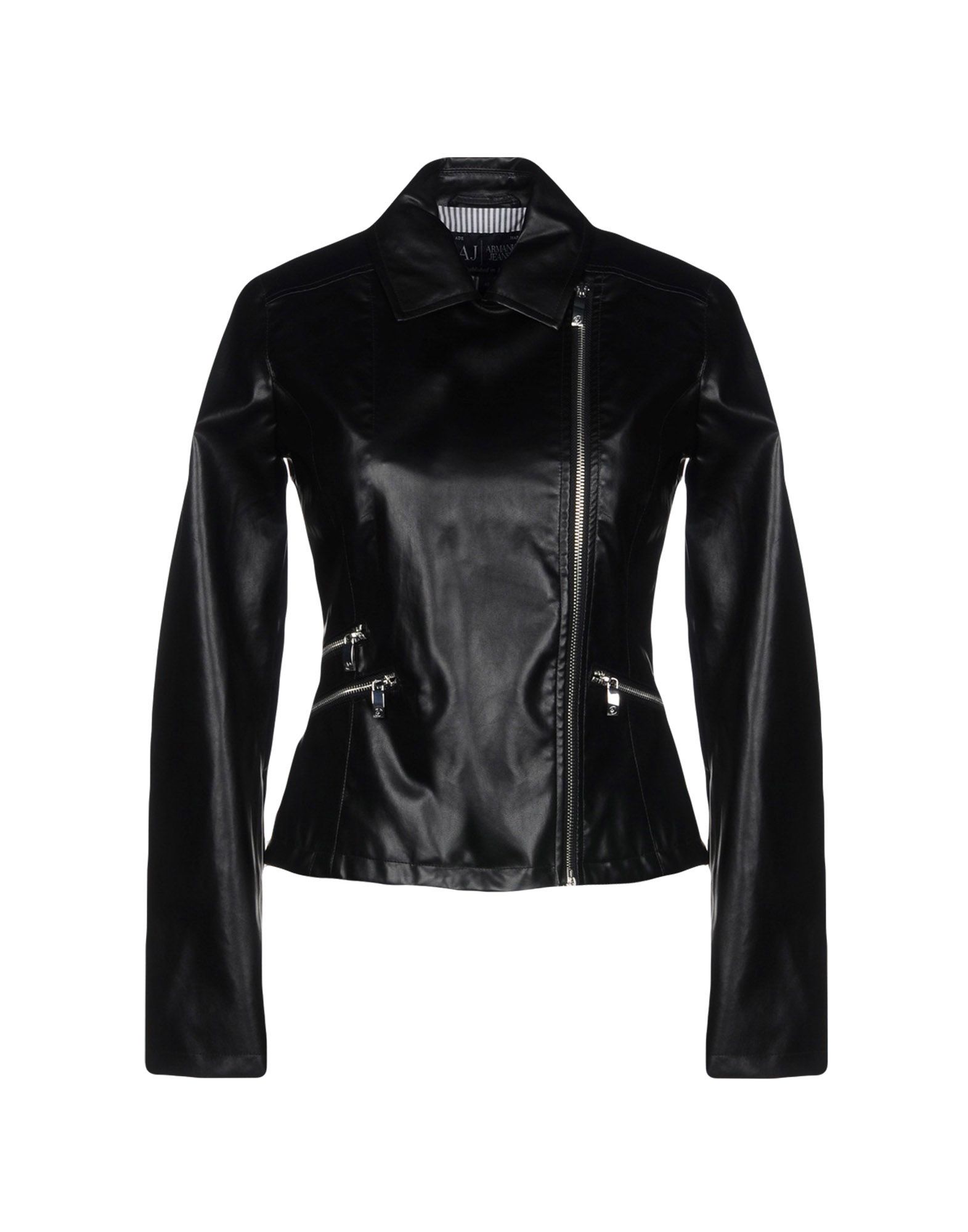 Armani Jeans Biker Jacket Coats And Jackets Yoox Com
