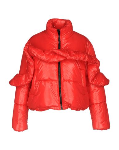 MSGM Drawstring Puffer Jacket, Red | ModeSens