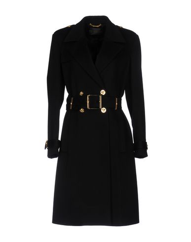 VERSACE Coat in Black | ModeSens