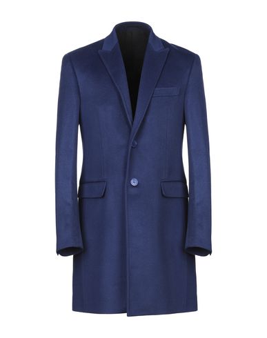 Versace Coat In Bright Blue