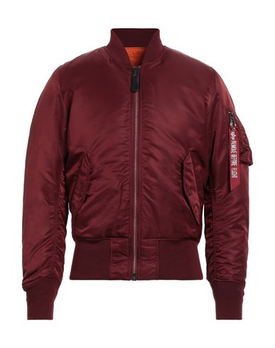 Click to view more detailed imagery on our partner's website Alpha Industries Ma-1 Reversible Bomber Jacket In Burgundy
