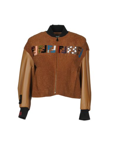 FENDI Leather jacket,41796107UV 3