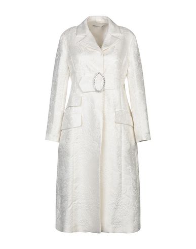 Alessandra Rich Full-Length Jacket In White | ModeSens