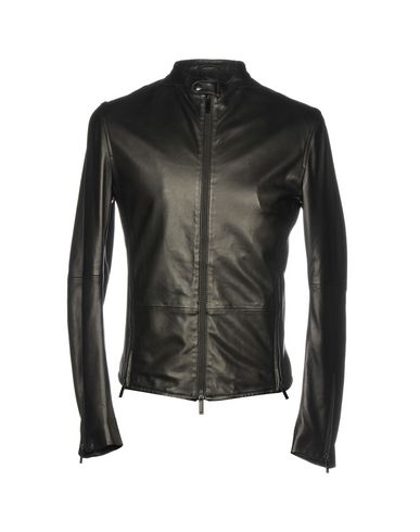 emporio armani leather jacket mens