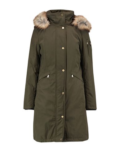 michael kors parka brown