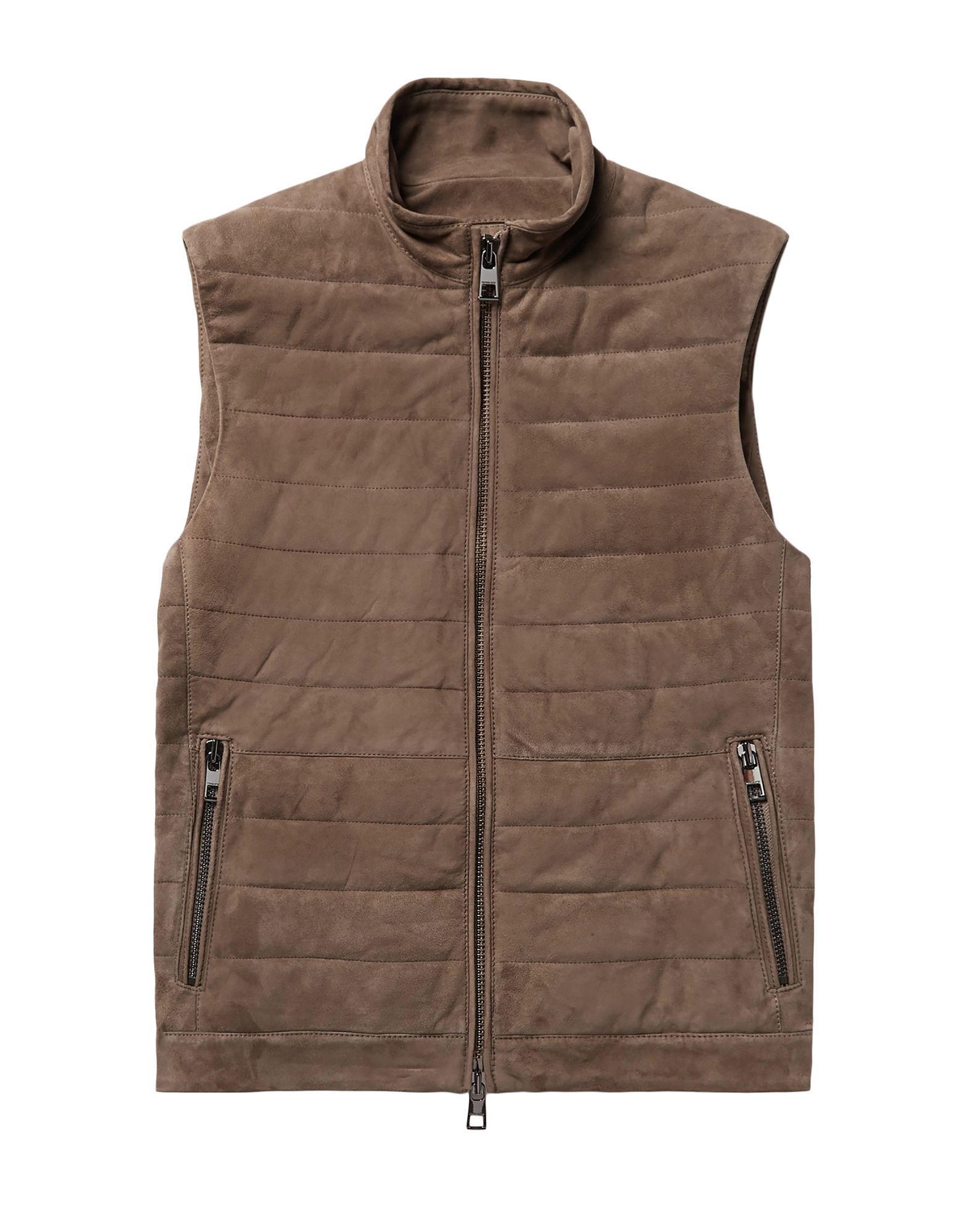 michael kors vest mens brown