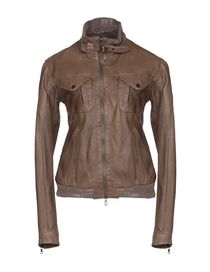 MADISON DONNA MARRONE CORTO Designer Militari Reale Morbidi Pelle D/'Agnello Giacca in Pelle