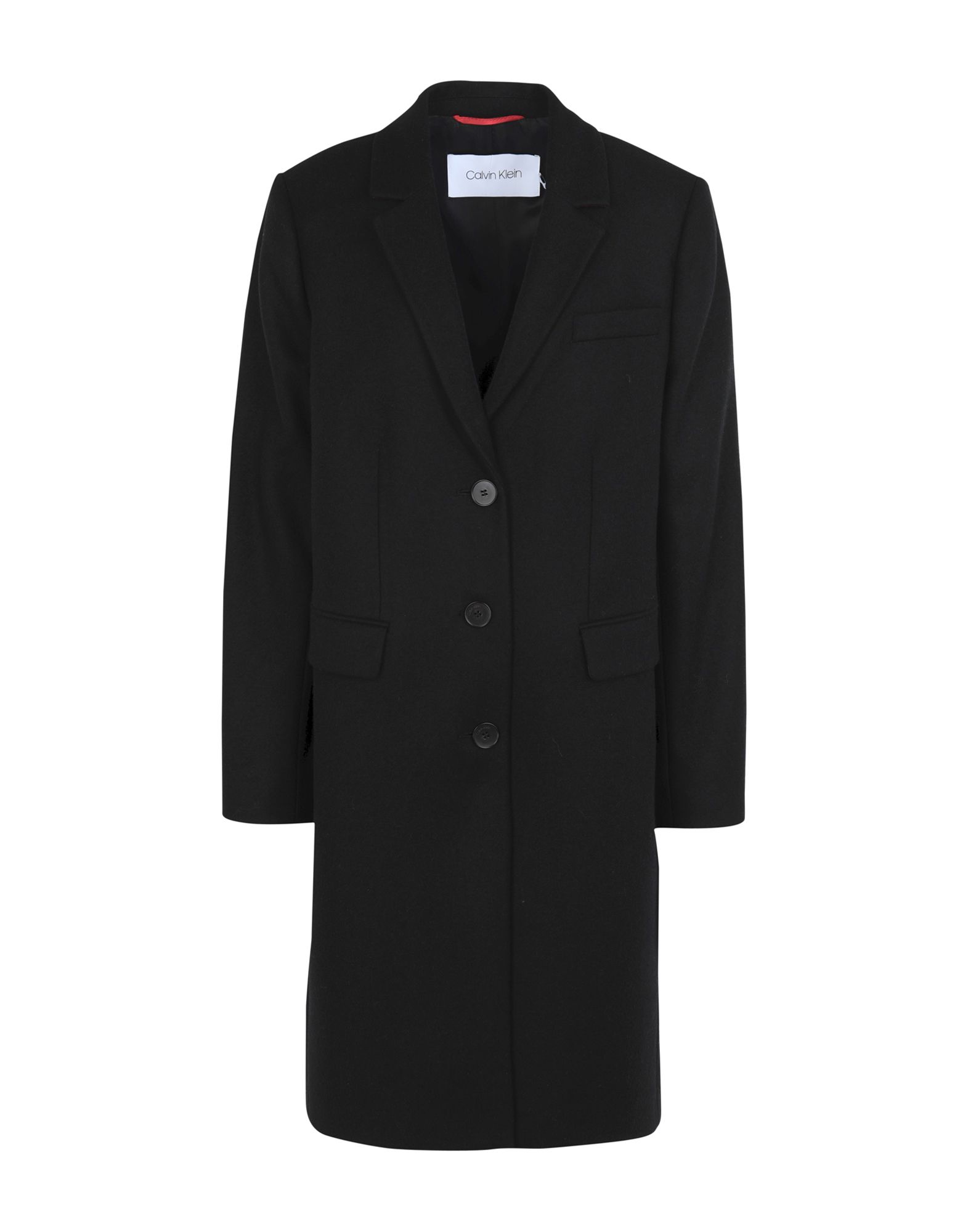 calvin klein coat black