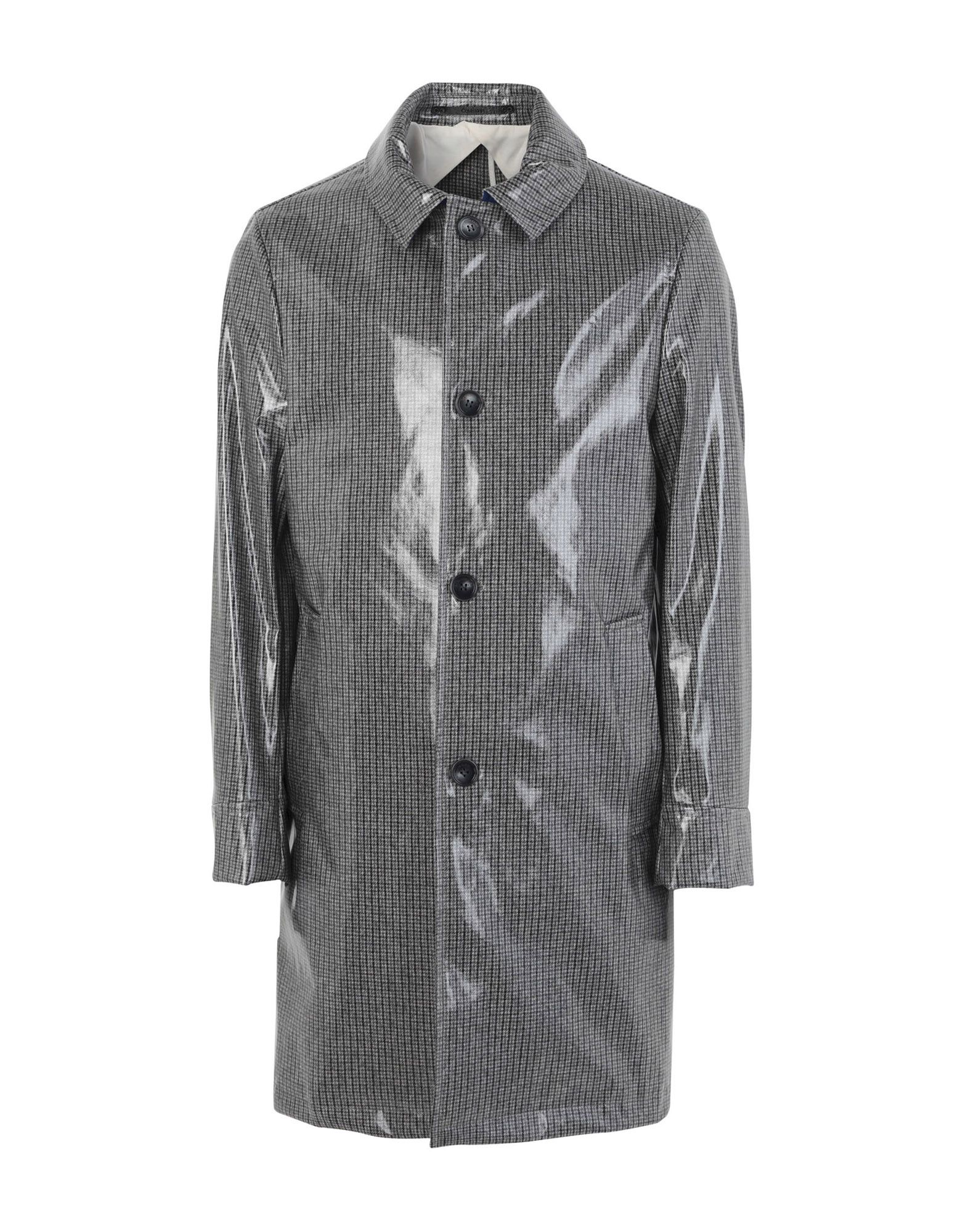 white calvin klein coat