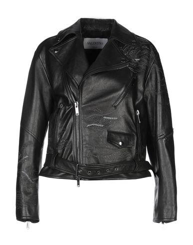 VALENTINO Biker jacket,41847425FW 1