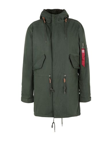 Alpha Industries Coat - Men Alpha Industries Coats online on YOOX ...