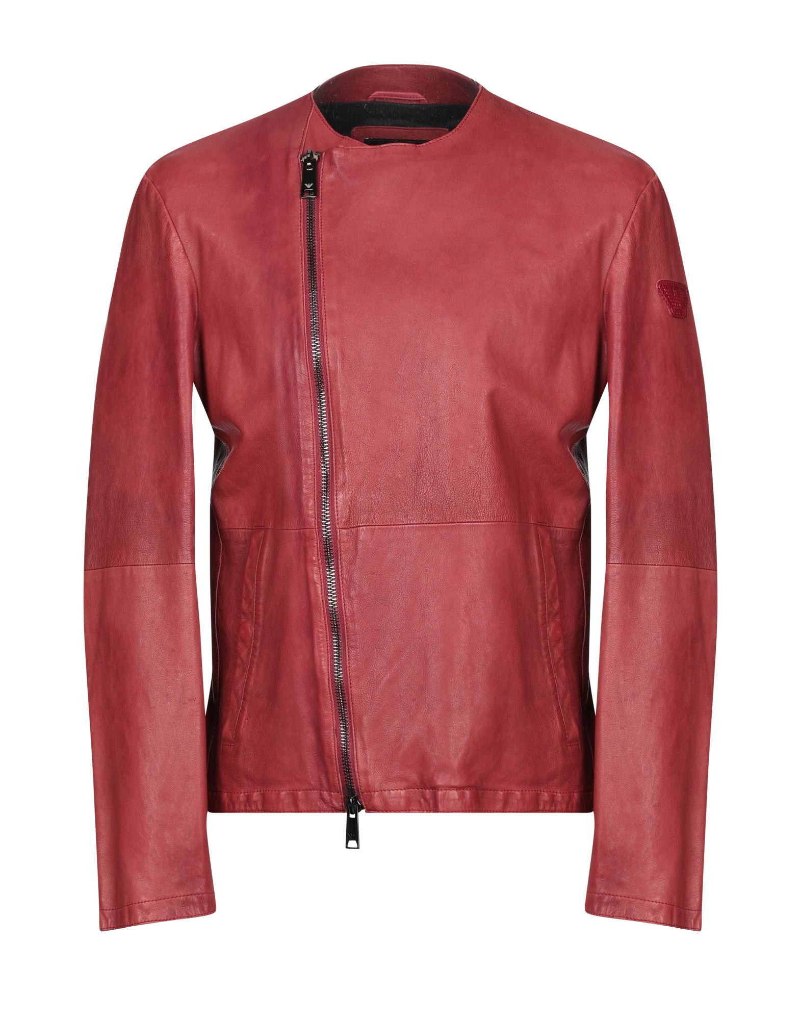 Giorgio Armani Men Leather Jackets Yoox