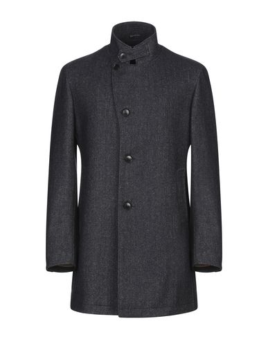 Tagliatore Coat In Dark Blue | ModeSens