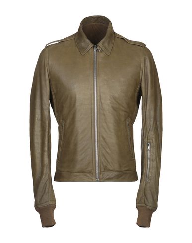 rick owens green leather jacket