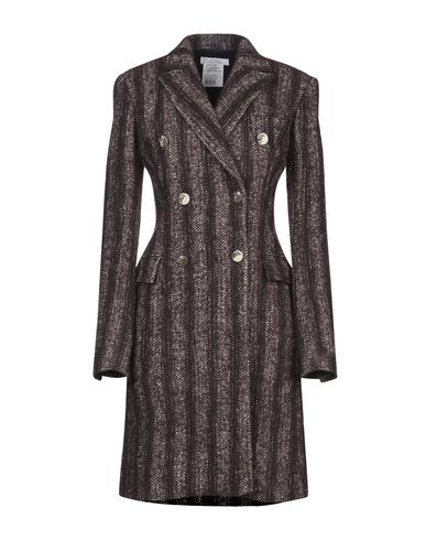 Click to view more detailed imagery on our partner's website Versace Coat In Dark Brown
