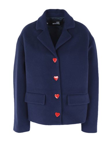Click to view more detailed imagery on our partner's website Love Moschino Coat In Blue