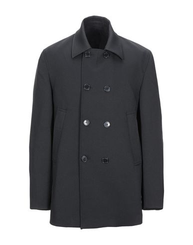 Versace Coat In Black | ModeSens