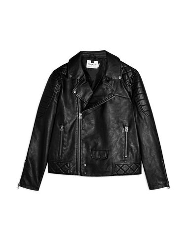 leather jacket topman