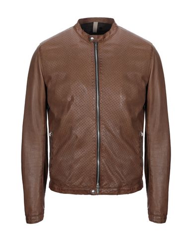 Tagliatore Biker Jacket In Khaki