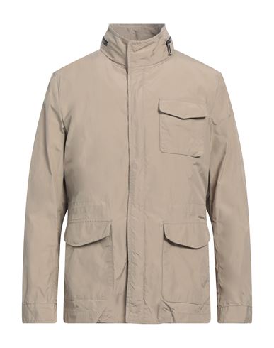 Shop Paoloni Man Overcoat & Trench Coat Beige Size 40 Polyamide