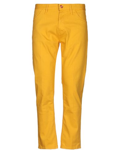 Pt05 Denim Pants In Yellow