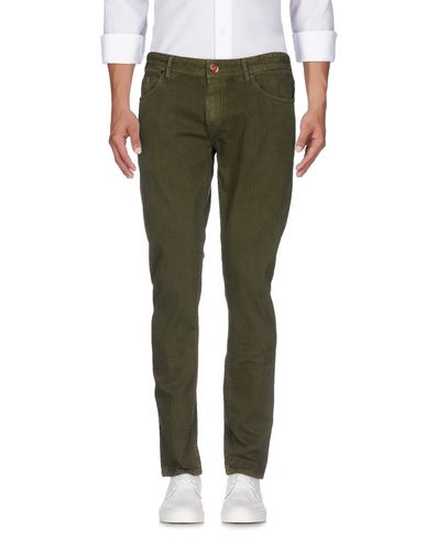 Pt05 Denim Pants In Military Green