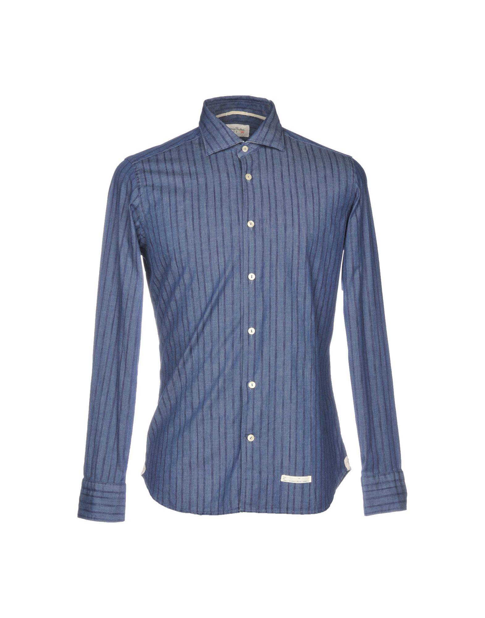 Camicia Jeans Tintoria Mattei 954 Uomo - 42687148PQ Camicia Jeans Tintoria Tintoria Jeans Mattei 954 Uomo - 42687148PQ b82b24
